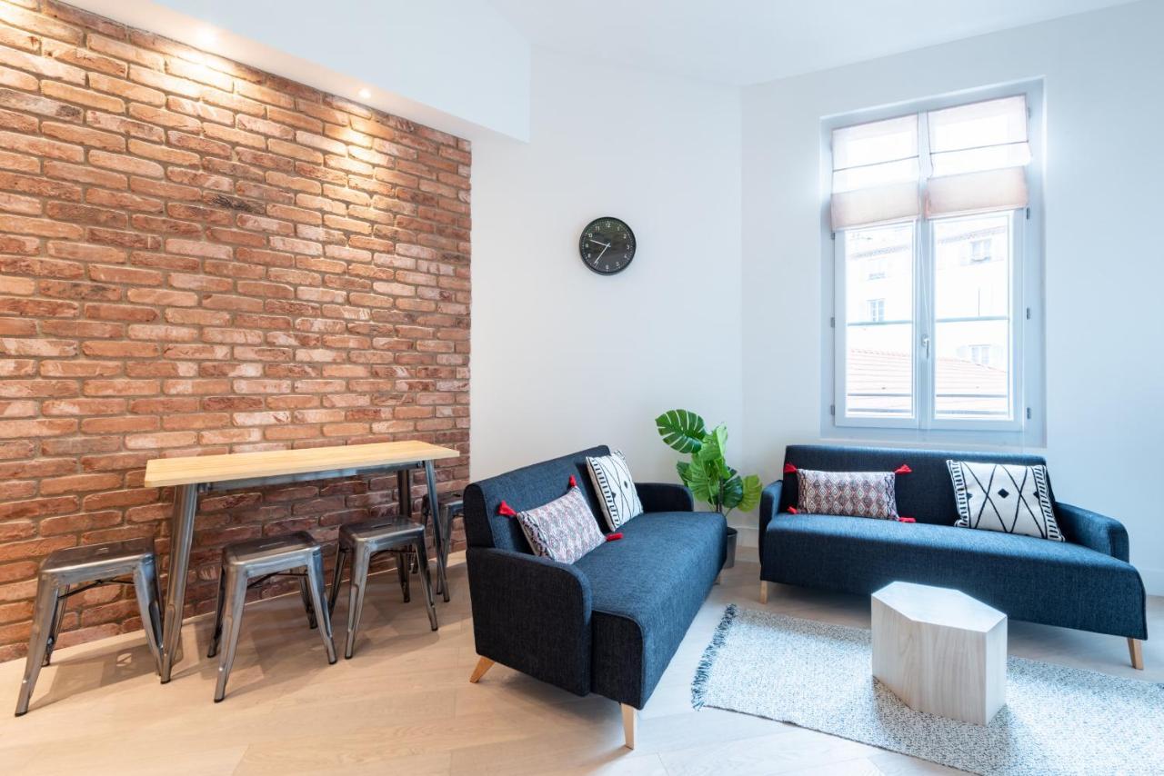 Smartbnb - 2 Pieces Moderne - Mezzanine - Emplacement Central Apartment Nice Bagian luar foto